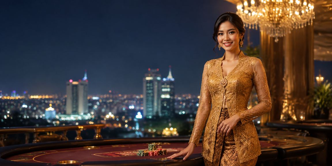 Suasana permainan poker Seremban dengan pemain berbaju kebaya mencerminkan budaya tempatan Malaysia